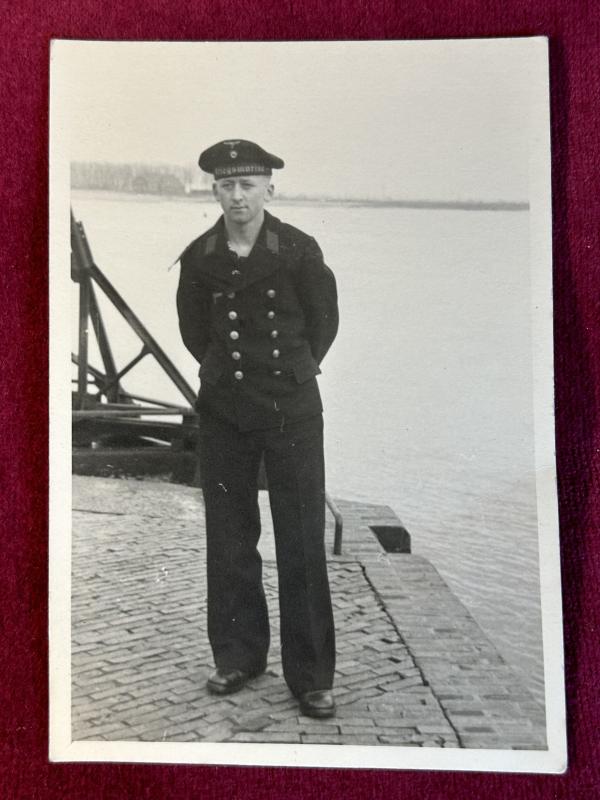 3rd Reich Foto Ein Kriegsmarine Matrose in Uniform.