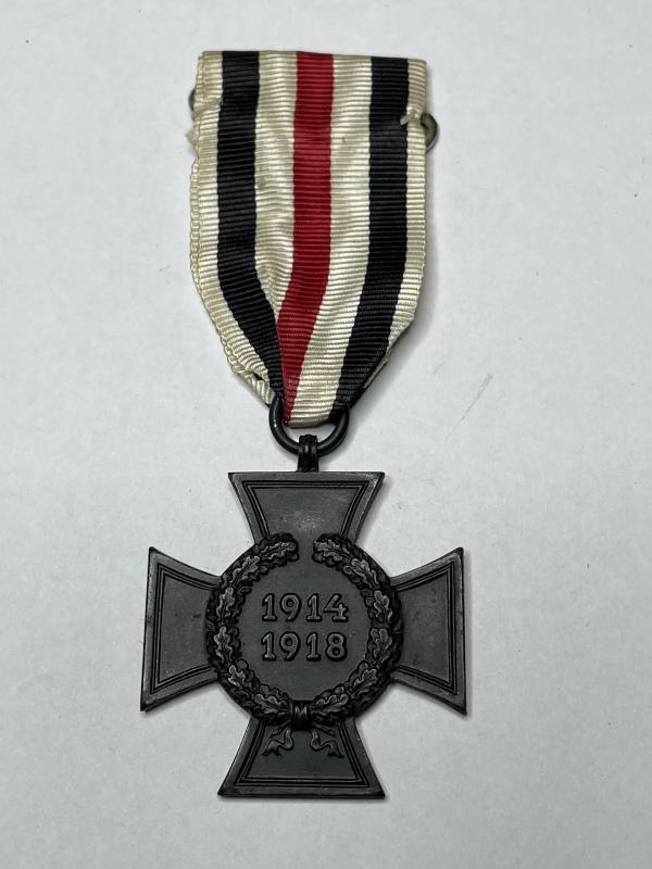 WWI Ehrenkreuz für die hinterbliebenen Witwen und Eltern gefallener Kriegsteilnehmer 1914/18 – ohne Schwerter