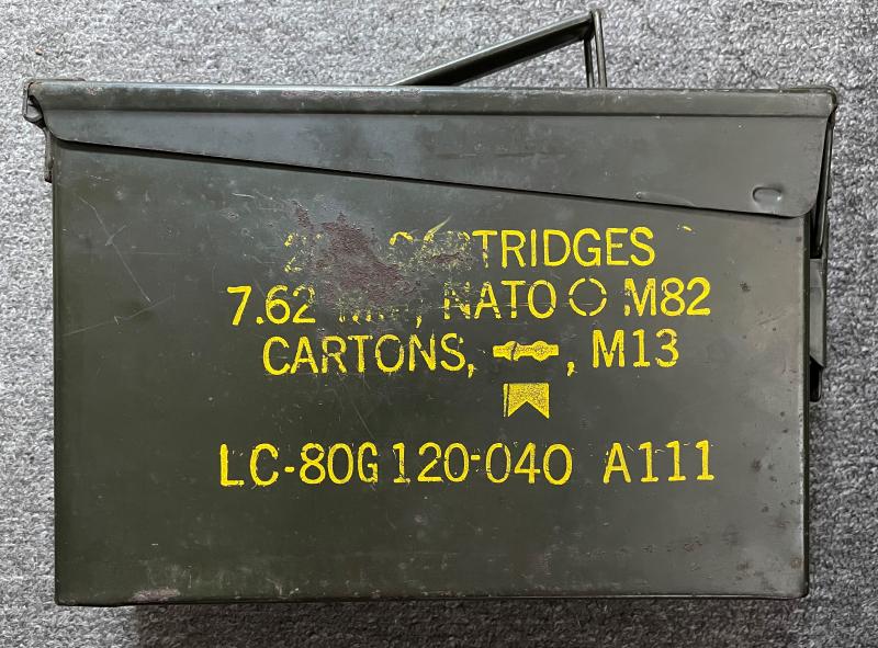 Ammo Box - AMMO BOX - CAN 7.62MM, NATO, BALL M82