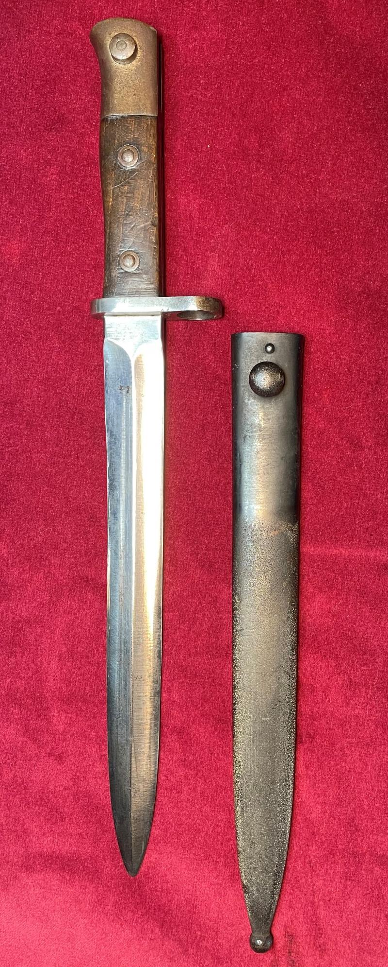 German used Siamese M1907 Bayonet