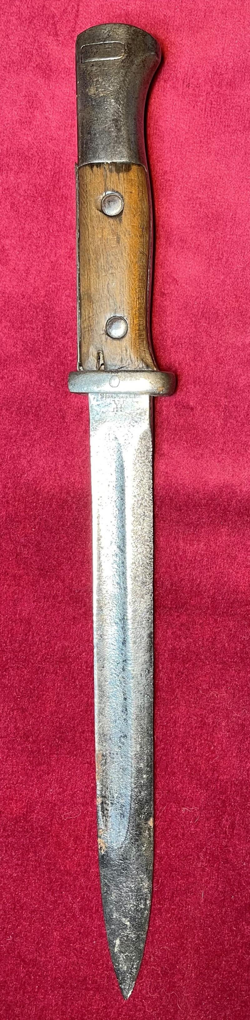 WWI Kaiserreich 2nd pattern M1884/98 bayonet J.A. Henckels