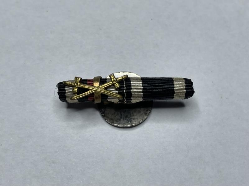 Buttonhole decoration for Eiserner Kreuz and Ehrenkreuz fur Frontkampfer 1914-1918