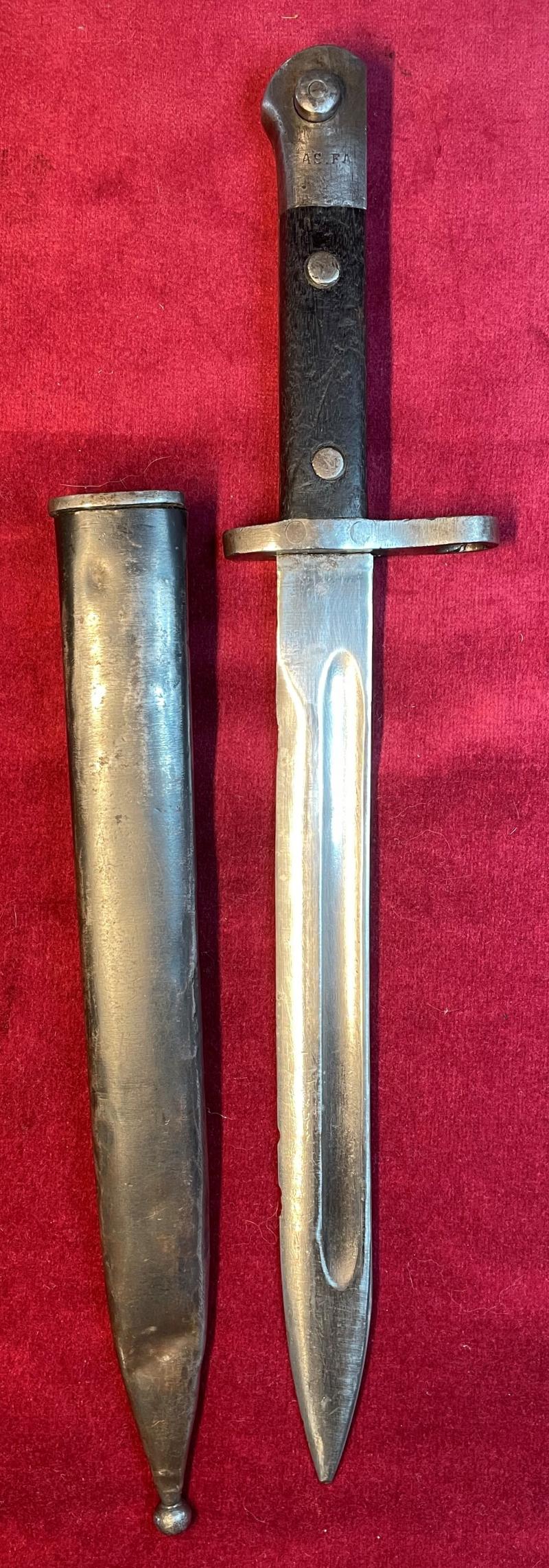 Turkish Mauser Bayonet M1935