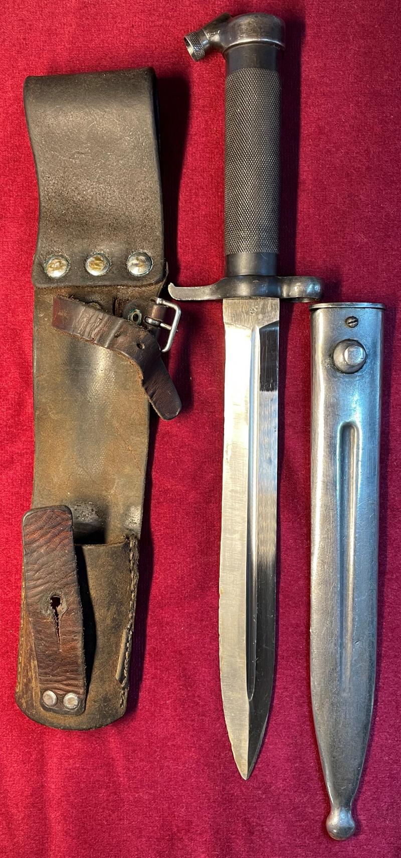 Swedish Knife Bayonet for the M1896 Rifle (officer used)