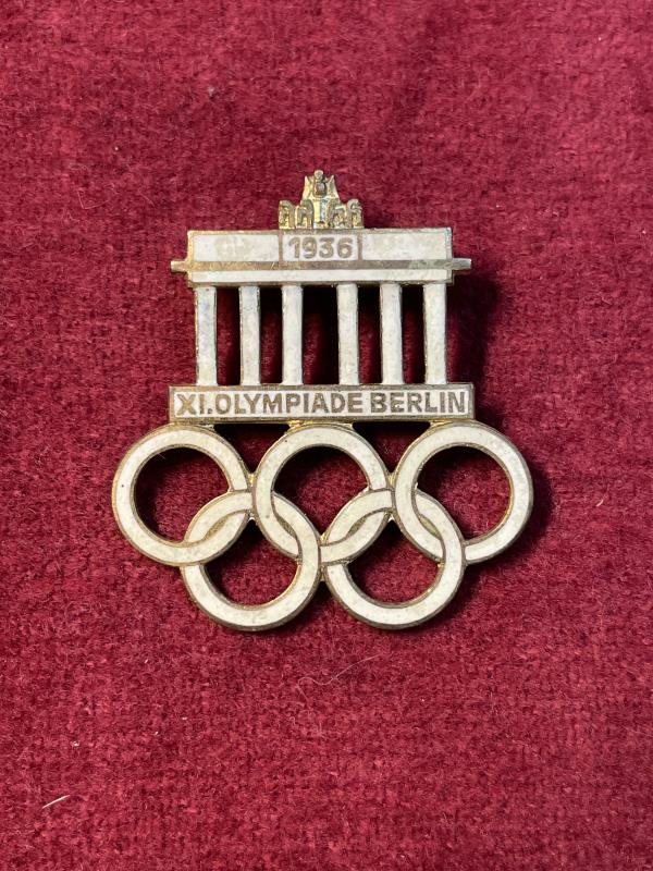 3rd Reich Official Olympic visitor badge