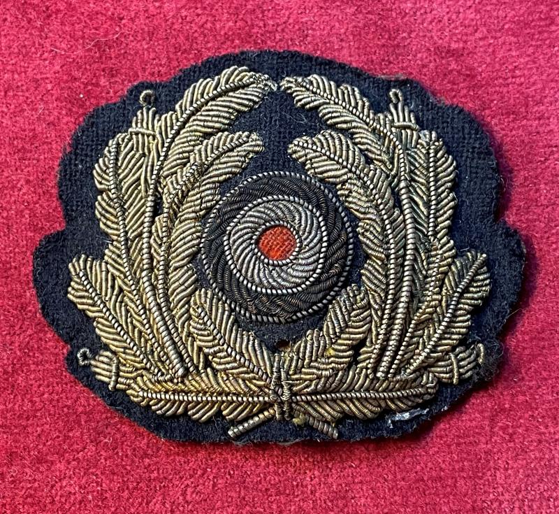 3rd Reich Kriegsmarine Schirmnlaubmützen-Eichekranz für Marineoffiziere