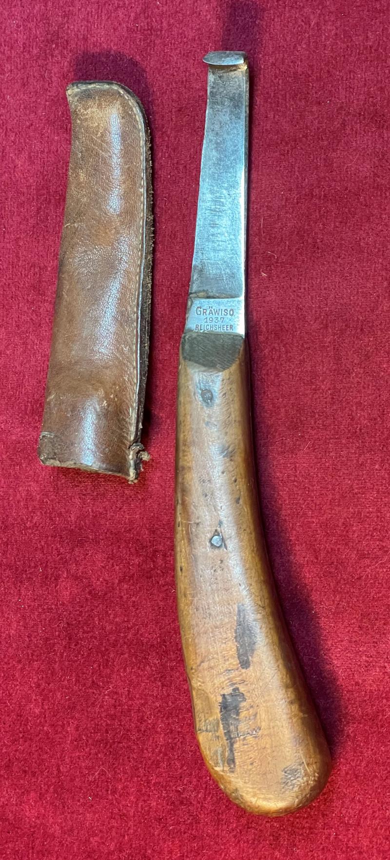 3rd Reich Hoof knife Gräwiso Reichsheer 1937