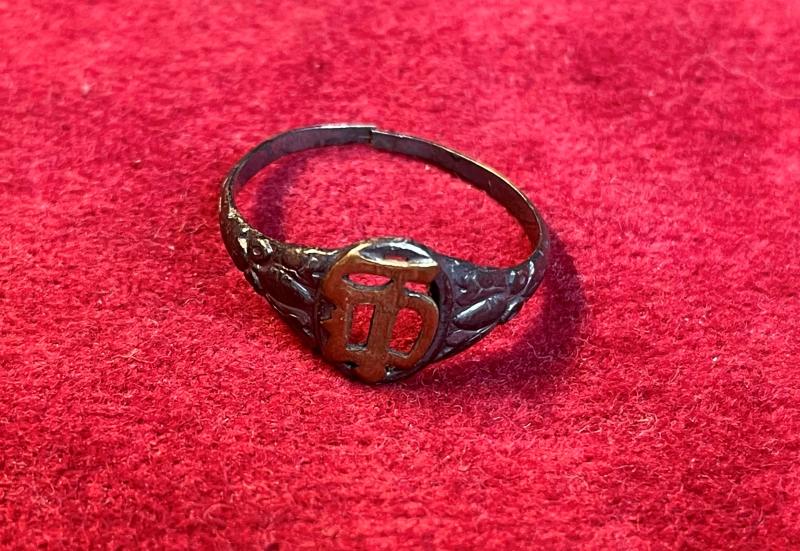 Kaiserreich Deutsches Turnerbund silver ring