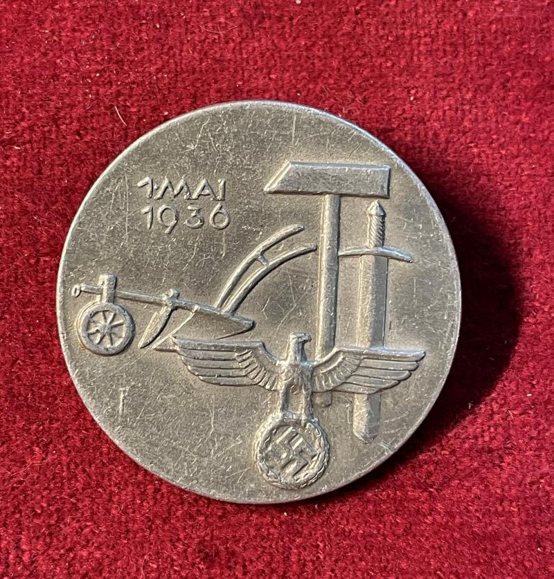3rd Reich DAF Tag der Arbeit 1936 abzeichen