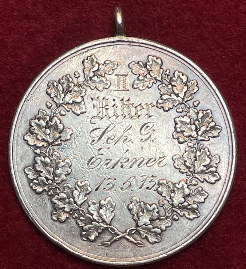 Prussian Silver Schützenmedaillen E. Finke Berlin