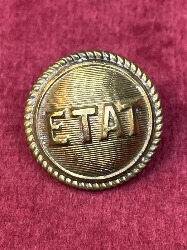 French Bouton pour les Chemins de Fer de l' ETAT