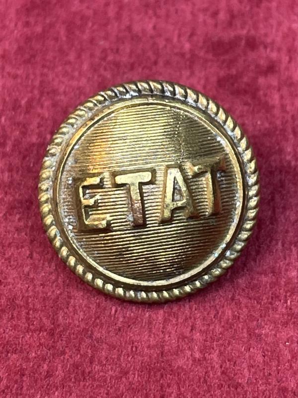 French Bouton pour les Chemins de Fer de l' ETAT