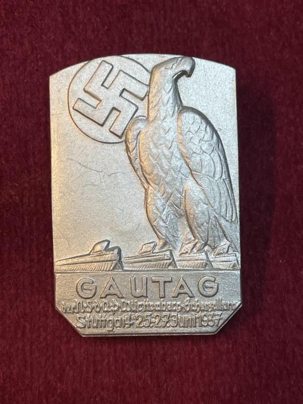 3rd Reich Gautag der NSDAP Württemberg-Hohenzollern Stuttgart 4.-6. Juni 1937