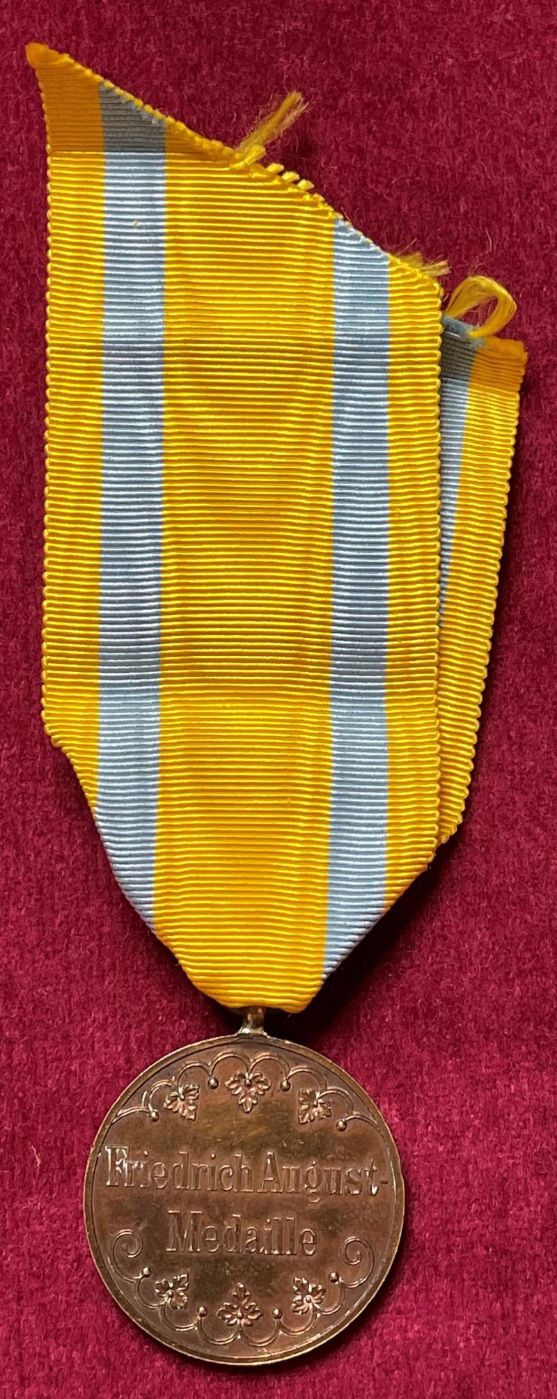 Sachsen Friedrich-August Medaille in Bronze