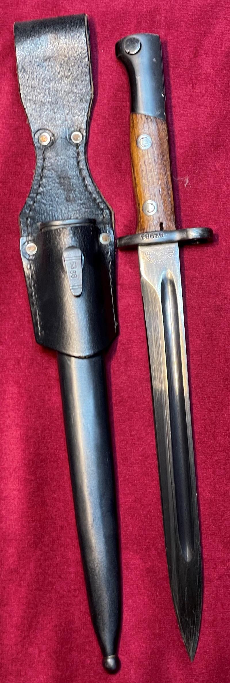 Yugoslavia M1948 Mauser Bayonet