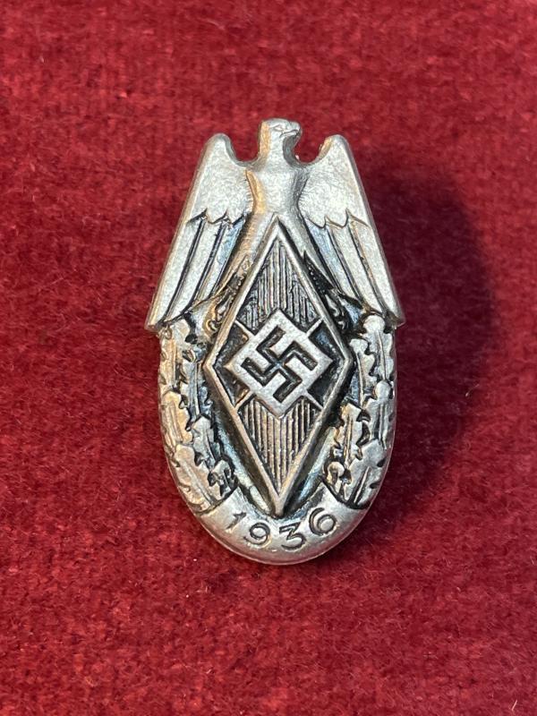 3rd Reich HJ Sieger abzeichen 1936