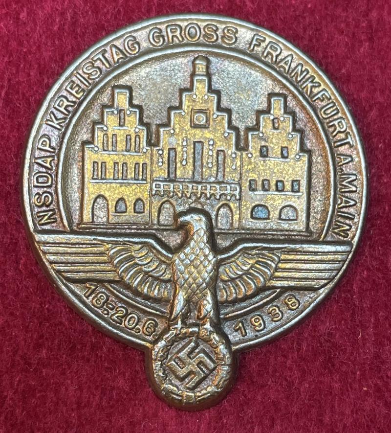 3rd Reich Kreistag der NSDAP Gross Frankfurt 1938