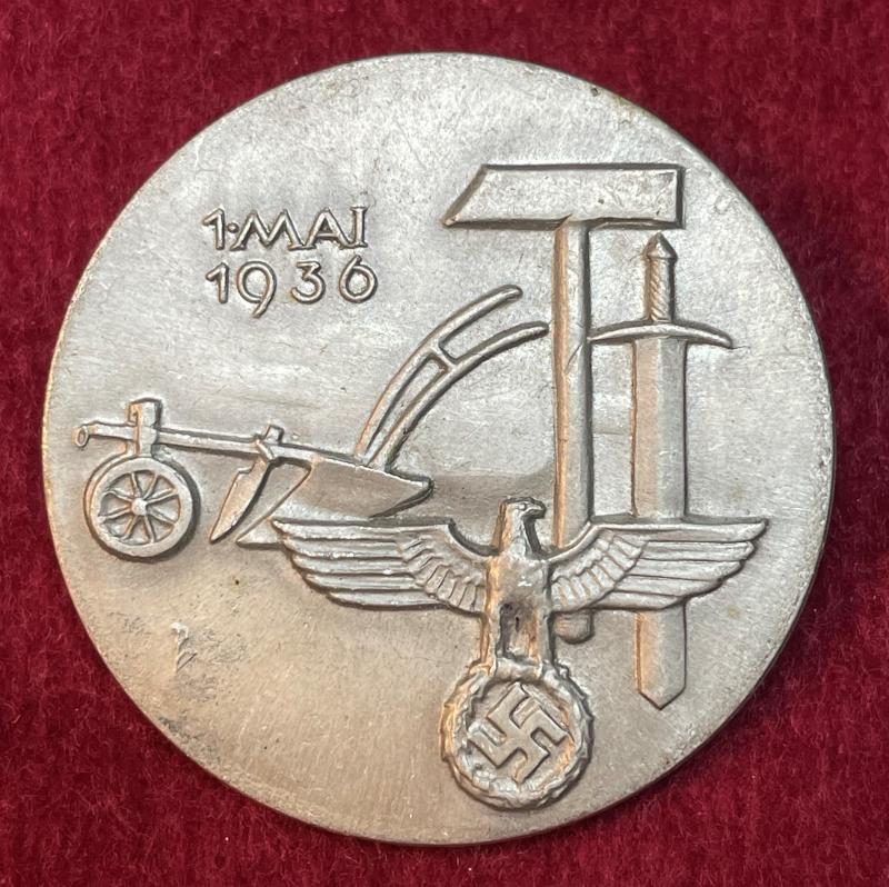 3rd Reich DAF Tag der Arbeit 1936 abzeichen