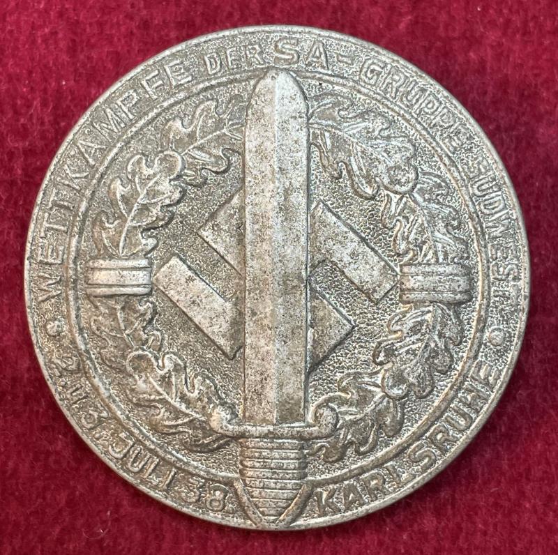 3rd Reich SA-Wettkämpfe Gruppe Südwest 1938