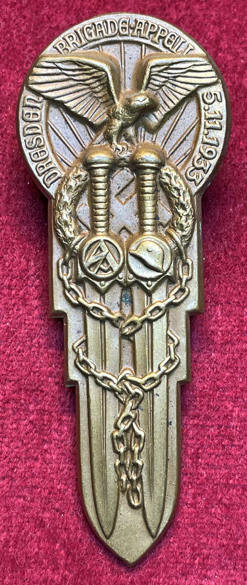 3rd Reich SA Brigade Appell Dresden 5.11.1933