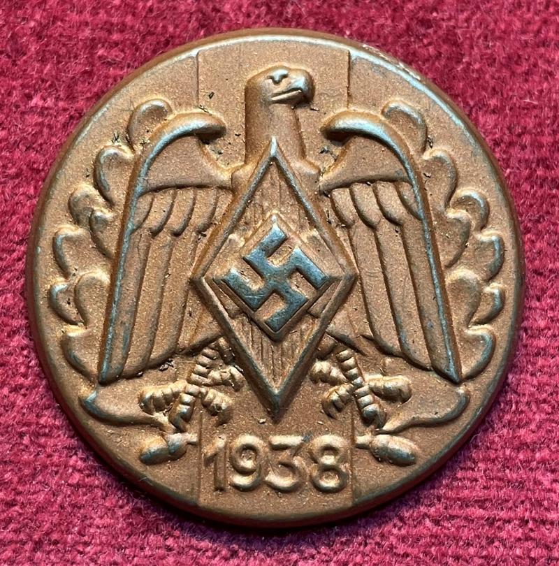 3rd Reich HJ-Treffen abzeichen 1938