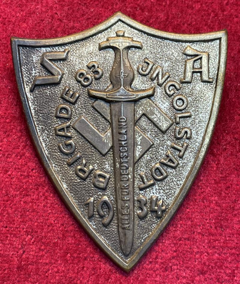 3rd Reich SA Brigade 83 Ingolstadt 1934