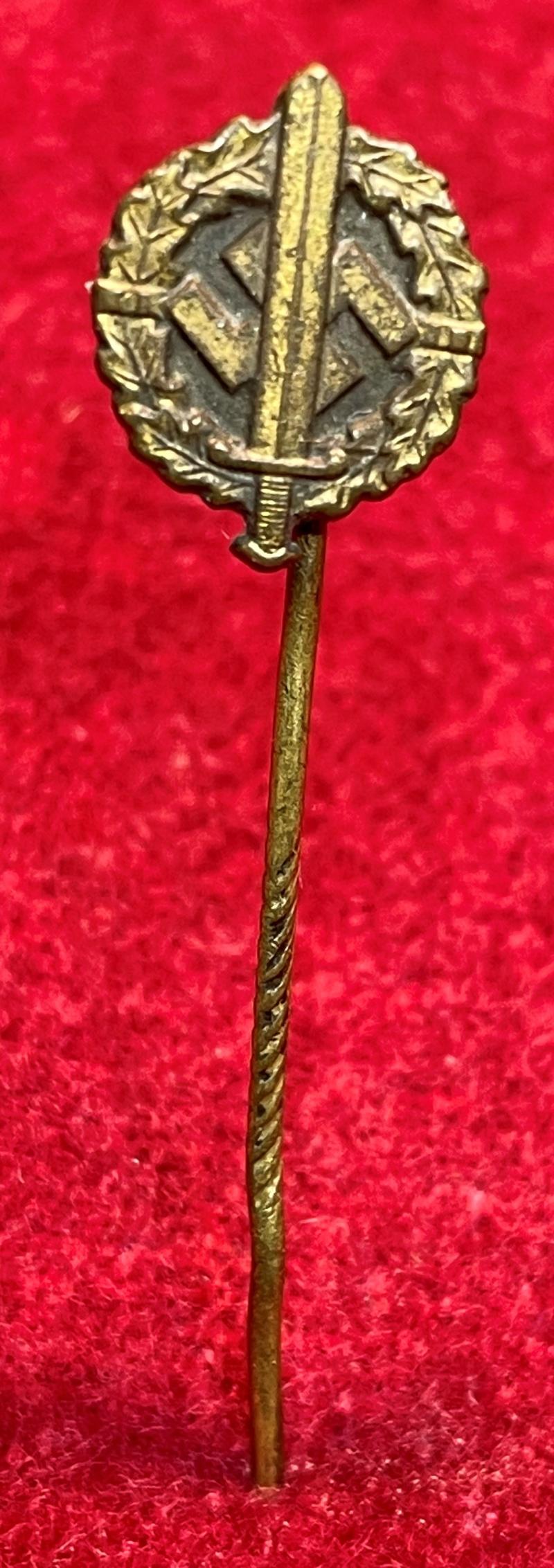3rd Reich SA sportabzeichen miniature in Bronze