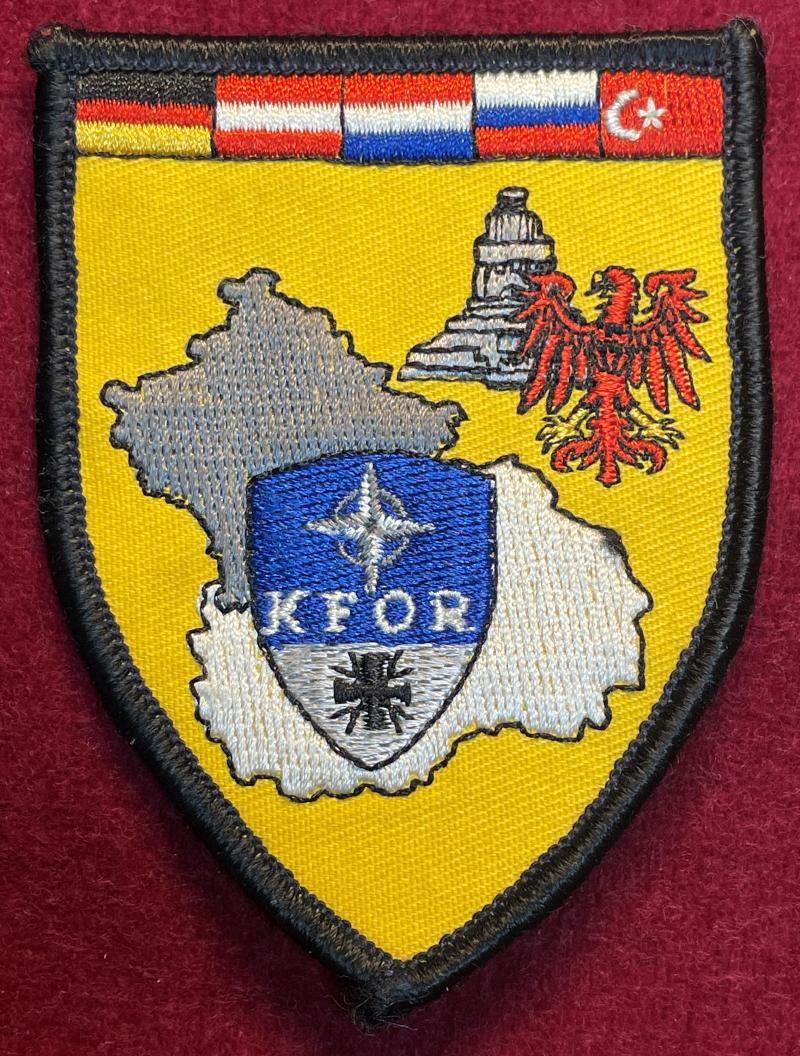 Kosovo KFOR MNTF (S) G6 mission patch