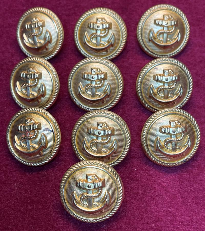 3rd Reich Kriegsmarine Knöpfen Fl. (10pcs)