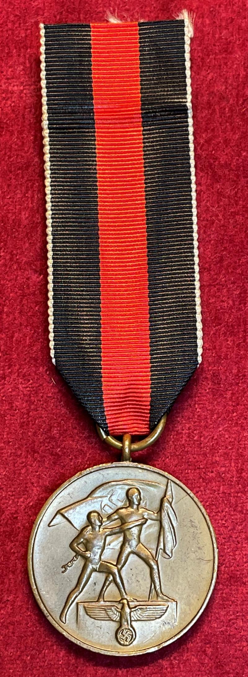 3rd Reich Anschluss Sudetenland Medaille