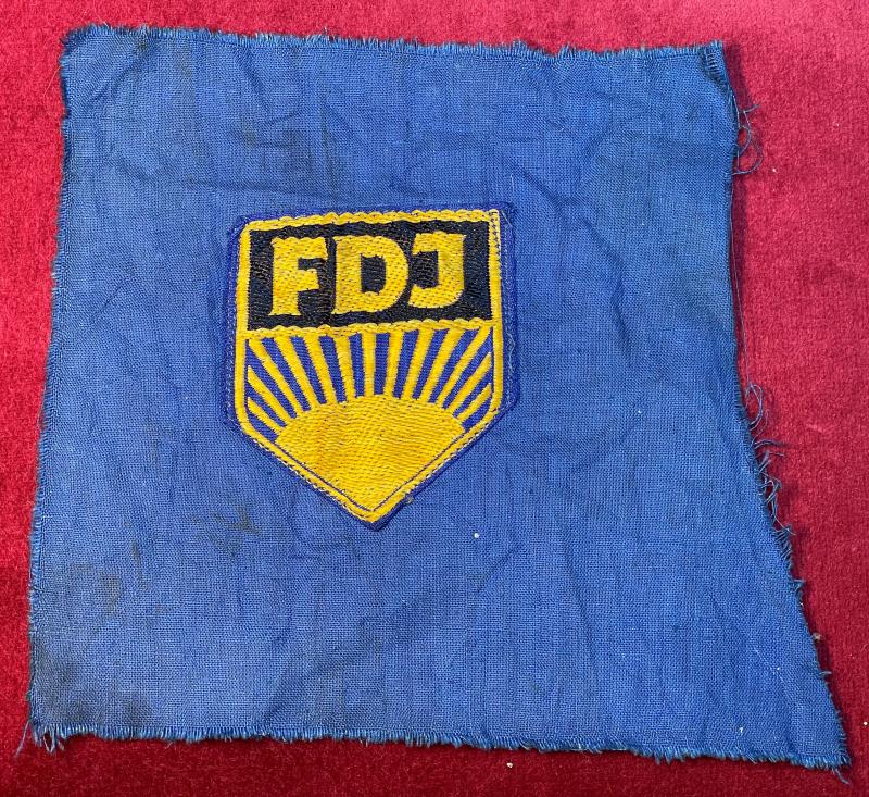 DDR FDJ Ärmelabzeichen für das Blauhemd