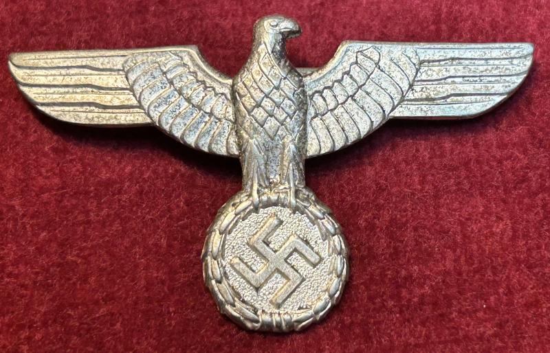 3rd Reich Wehrmacht heer Adler für Schirmmütze 1. Modell