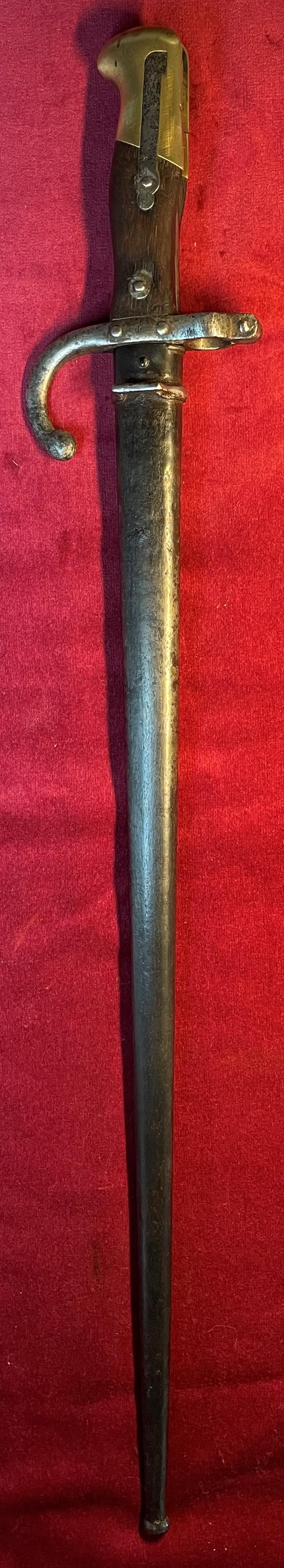 M1874 French Gras sword Bayonet - St. Etienne 1877