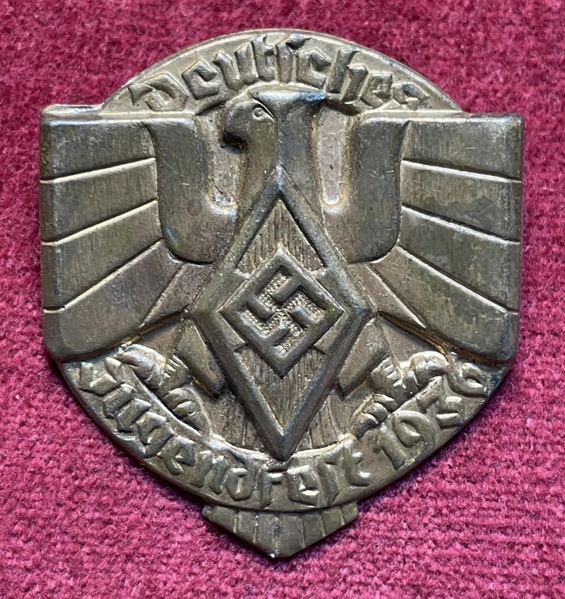 3rd Reich HJ Deutsches Jugendfest 1936 abzeichen