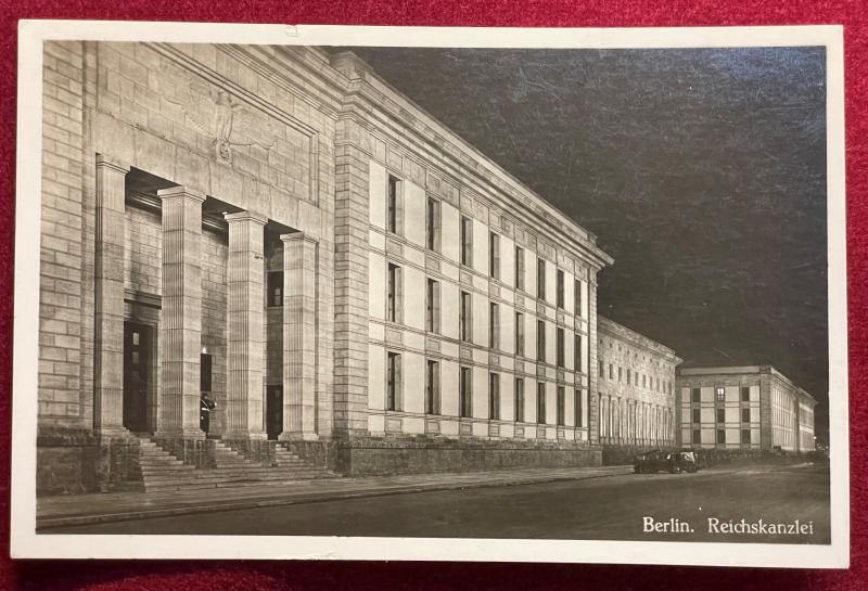 3rd Reich Postkarte Reichskanzlei Berlin