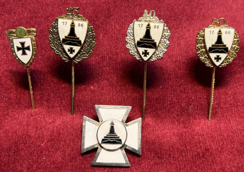 BRD Kyffhäuserbund Ehrennadeln und Silbern Ehrenkreuz