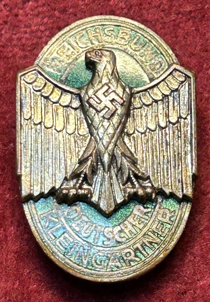 3rd Reich Reichsbund Deutscher Kleingärtner Mitgliedsabzeichen