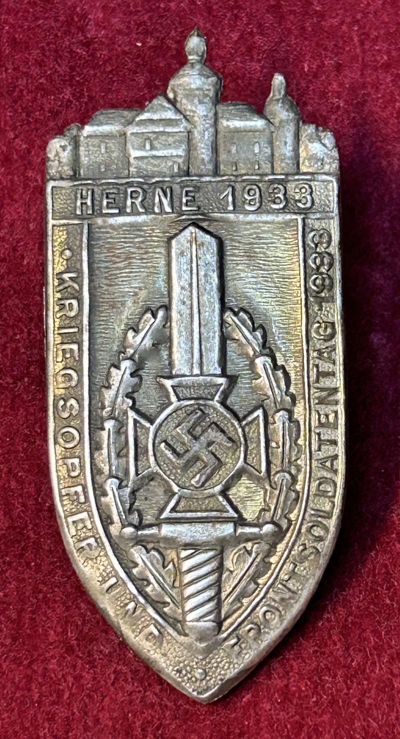 3rd Reich NSKOV Kriegsopfering Frontsoldatentag 1933