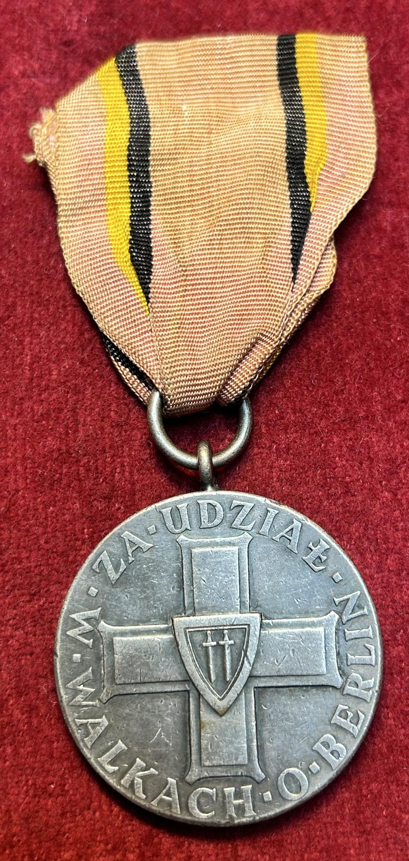 Polski Medal Za udział w walkach o Berlin