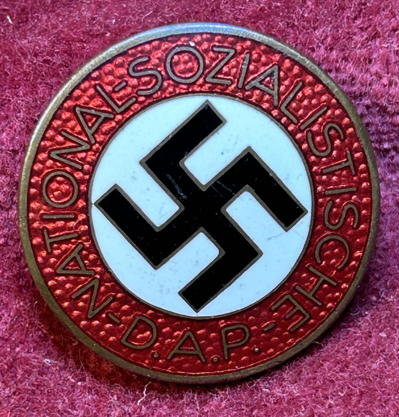 3rd Reich NSDAP Parteiabzeichen Fritz Zimmermann