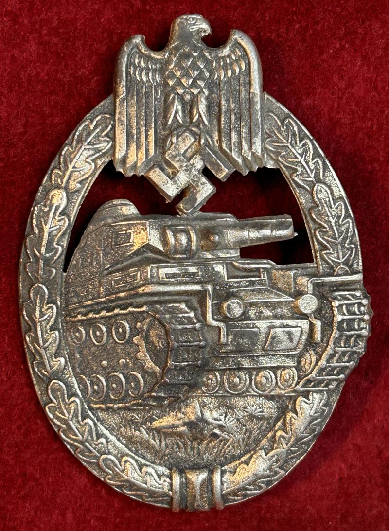 3rd Reich Panzerkampfabzeichen in Silber (Meybauer - Seven wheeler)