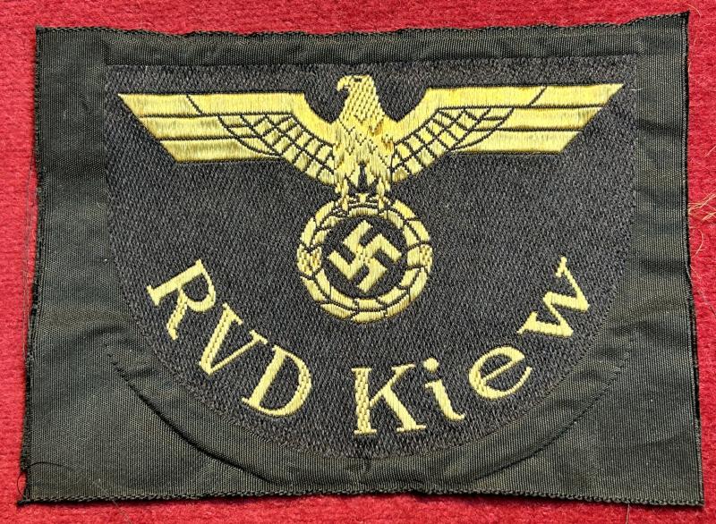 3rd Reich Reichsbahn Ärmeladler RVD Kiew