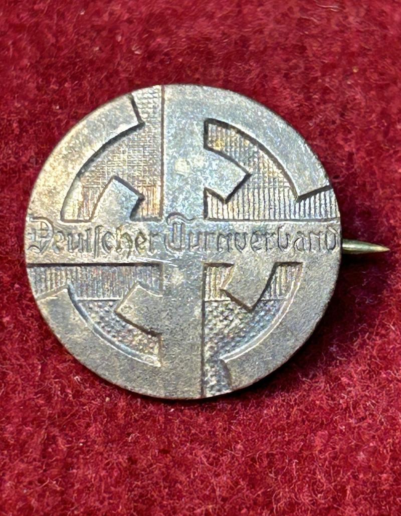Tschechoslowakei Klein Silbern Deutscher Turnerverband Mitgliedsabzeichen 2. Form