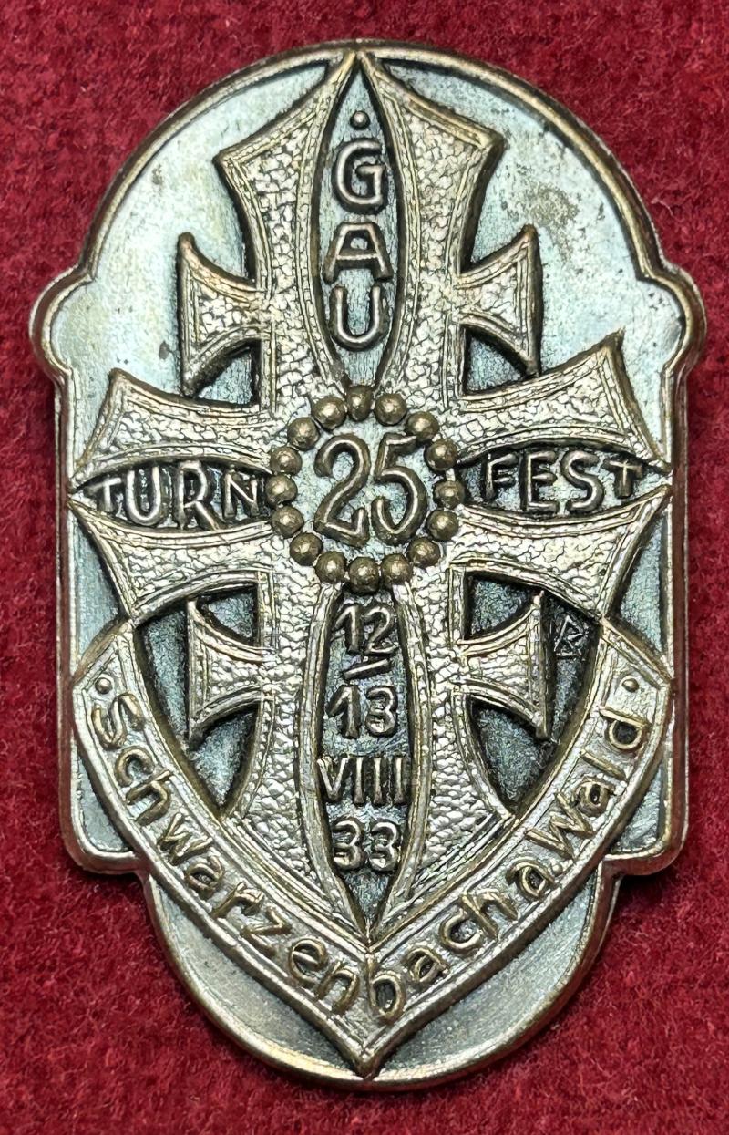 3rd Reich Gau 25. Turnfest 1933 Schwarzenbach am Wald