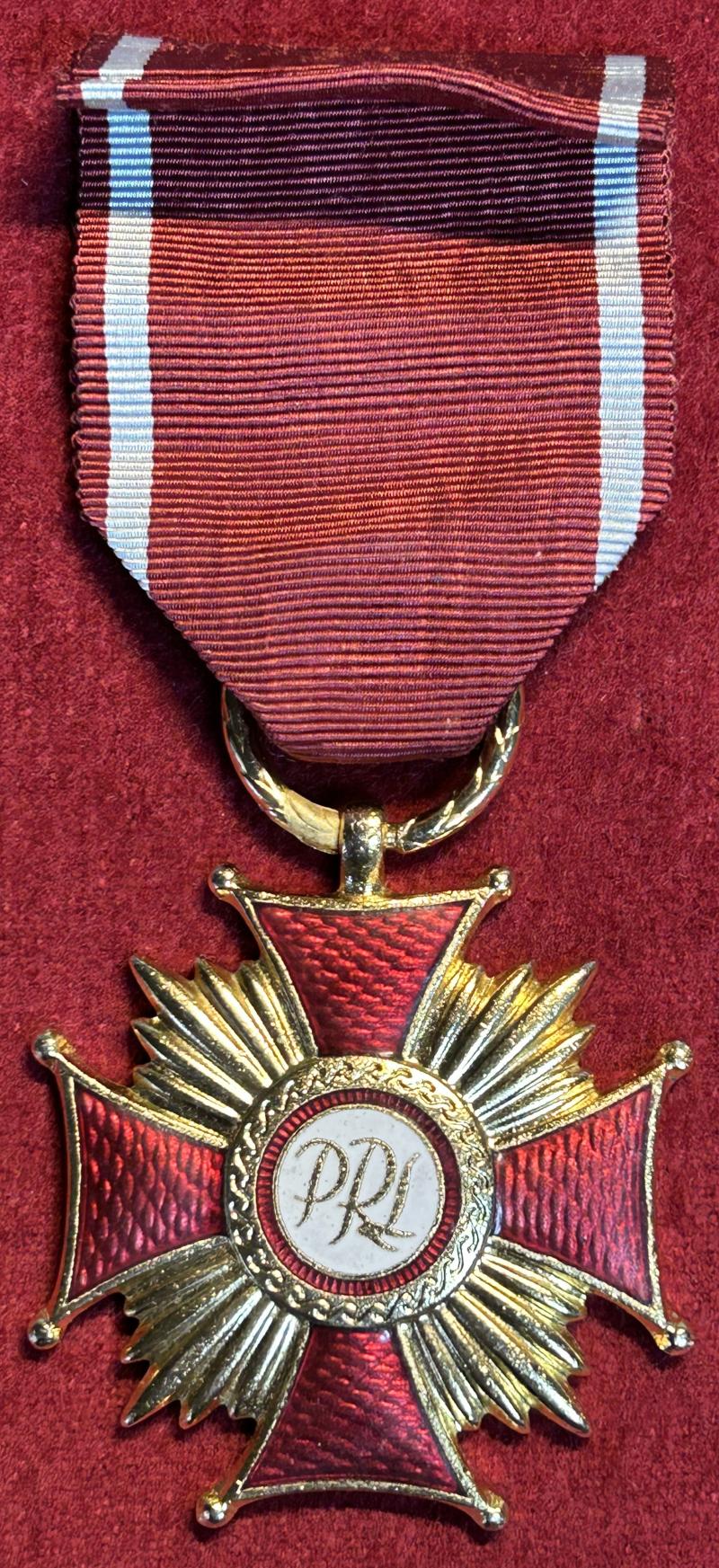 Poland PRL Krzyż Zasługi (Cross of Merit) Gold