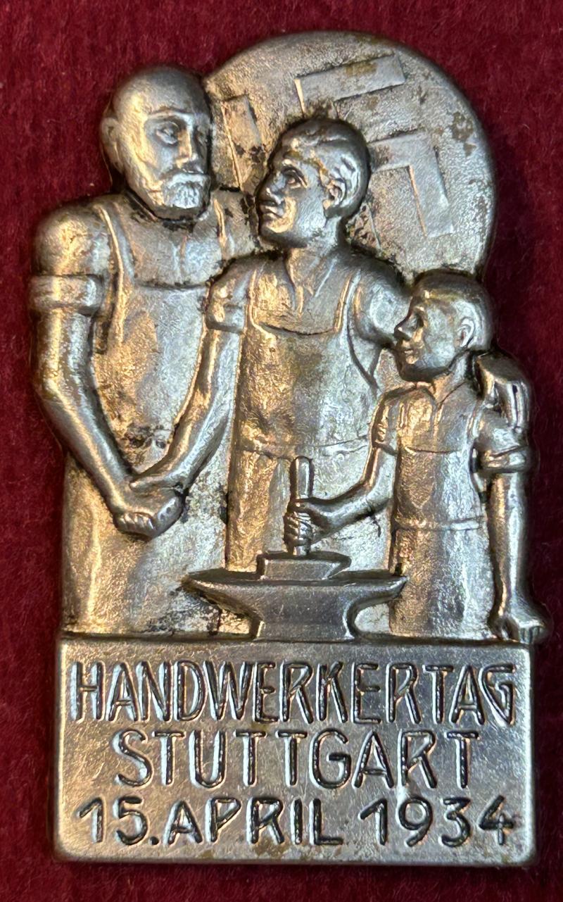 3rd Reich Handwerkertag Stuttgart 15. April 1934