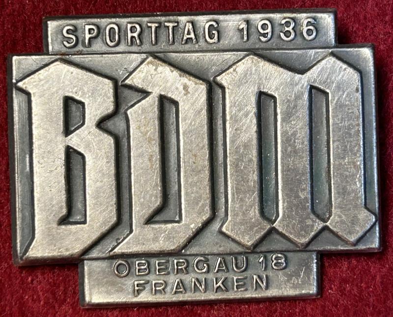 3rd Reich BDM Sporttag 1936 Obergau 18 Franken