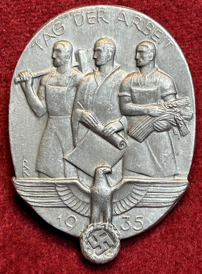 3rd Reich DAF Tag der Arbeit 1935 abzeichen