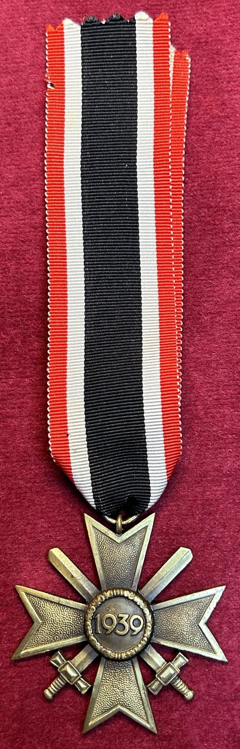 3rd Reich Kriegsverdienstkreuz mit Schwertern 2. Klasse, 1939