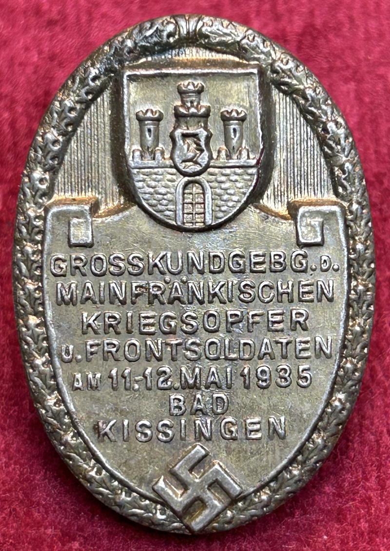 3rd Reich Grosskundgebung Mainfränkischen Kriegsopfer und Frontsoldaten